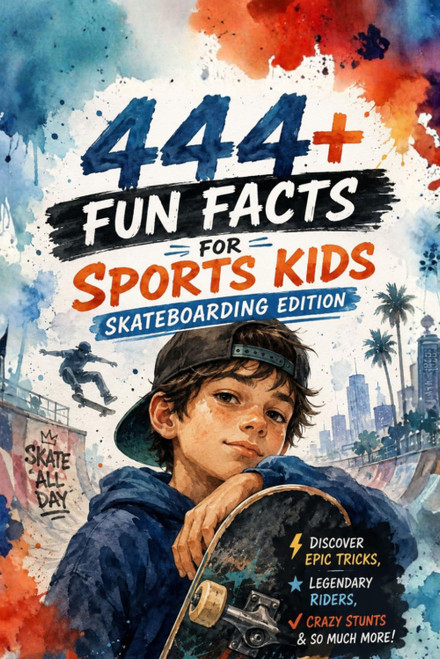 444 + Fun Facts for Sports Kids: Skateboarding Edition: Discover Epic