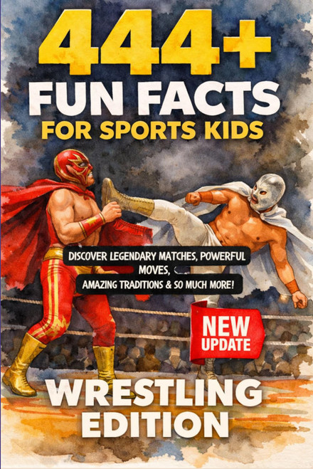 444 + Fun Facts for Sports Kids: Wrestling Edition: Discover Legendary