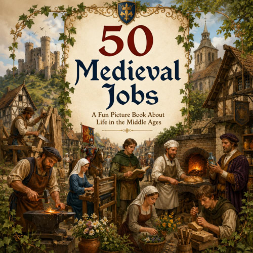 50 Medieval Jobs: A Fun Picture Book About Life in the Middle Ages