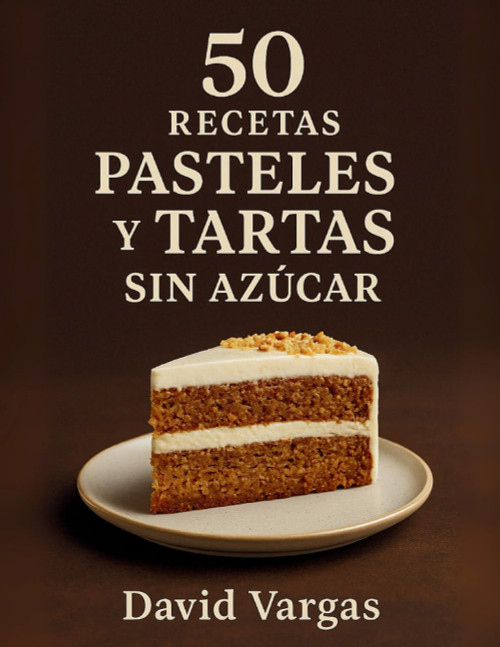 50 Recetas de Pasteles y Tartas Sin Azúcar: Deliciosas ideas saludables para disfrutar sin culpa