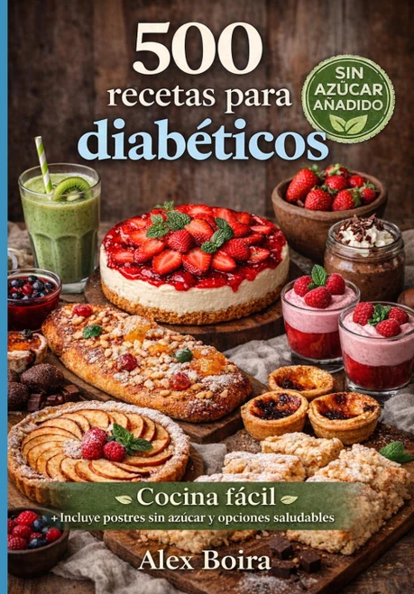 500 RECETAS PARA DIABÉTICOS: COCINA FÁCIL (Spanish Edition)