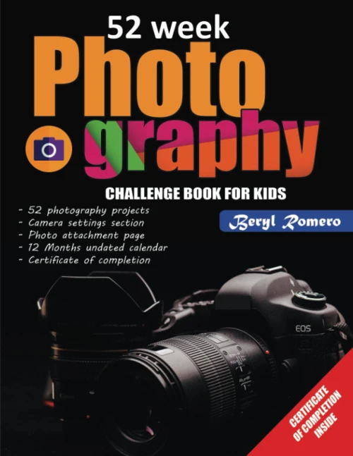 52 Week Photography Challenge Book For Kids