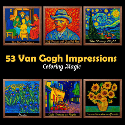 53 Van Gogh Coloring Impressions