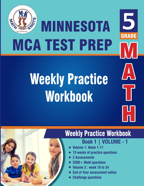 5th Grade Math: Minnesota State (MCA) Comprehensive Assessment Test Prep: