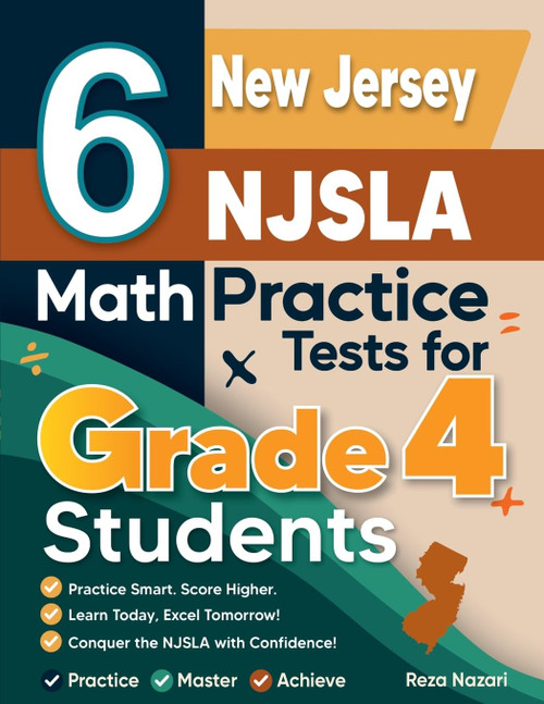 6 New Jersey NJSLA Grade 4 Math Practice Tests
