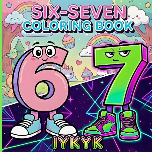 67 Coloring Book: Sixty Seven IYKYK Coloring Book | 40+ Pages of Viral