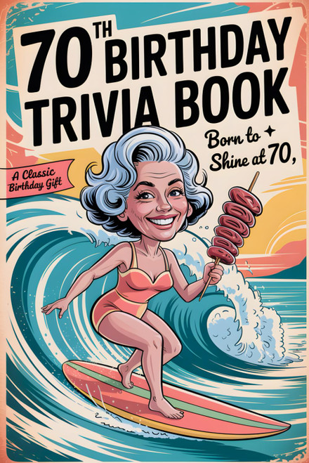 70th Birthday Trivia Book: Large-Print Nostalgic Quizzes