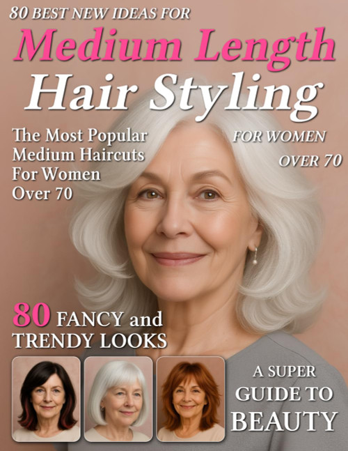 80 Best New Ideas for Medium Length Hair Styling for Women Over 70