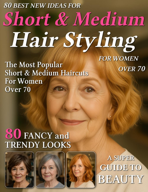 80 Best New Ideas for Short & Medium Hair Styling for Women Over 70