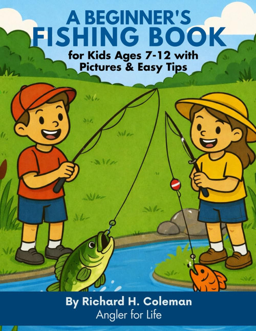 A Beginner's Fishing Book: For Kids Ages 7-12 With Pictures and Easy Tips