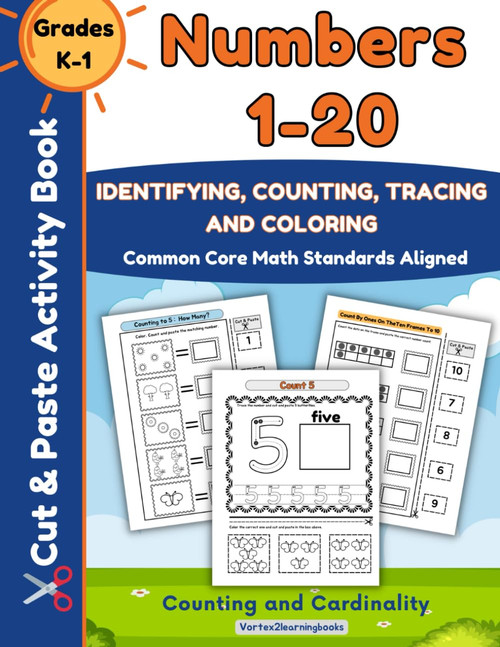 A Cut and Paste Activity Book for Kids: Identifying