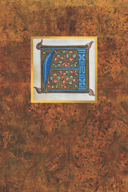 A Illuminated Initial Journal: Medieval Manuscript Notebook 6 X 9 120 blank pages