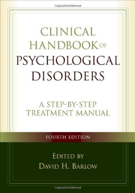 Clinical Handbook Of Psychological Disorders
