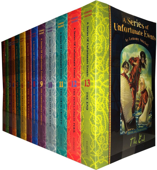 A Series of Unfortunate Events 13-Book Collection Pack Set – Includes The Bad Beginning