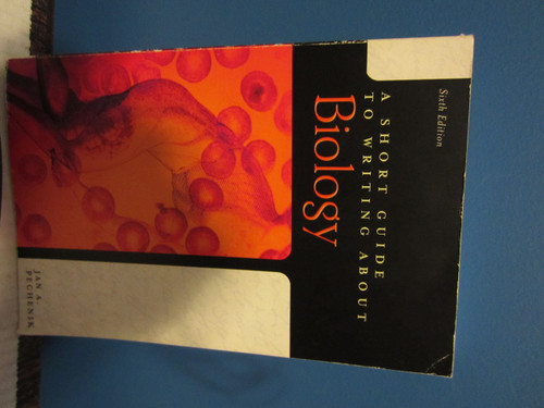 A Short Guide to Writing About Biology (Short Guides Series)