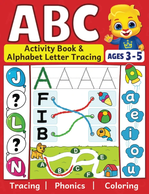 ABC Activity Book & Alphabet Letter Tracing