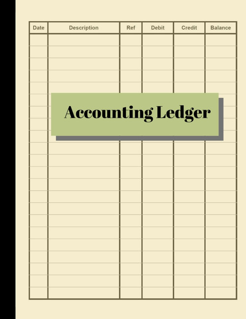 Accounting Ledger: Simple Ledger | Cash Book Accounts Bookkeeping Journal
