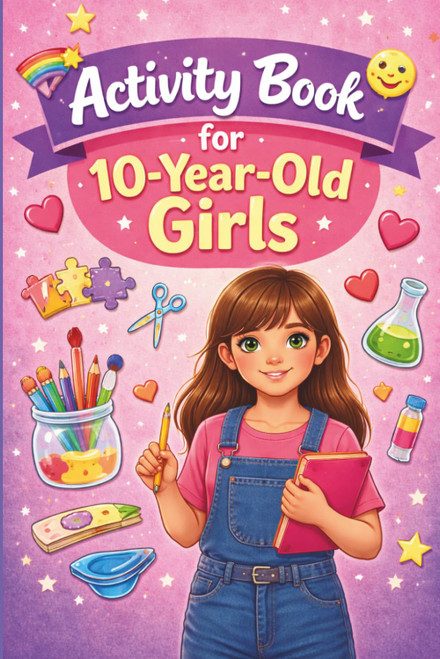Activity Book for 10-Year-Old Girls: Creative Things to Draw