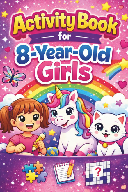 Activity Book for 8-Year-Old Girls: Creative Things to Draw