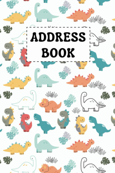 Address Book: Dinosaur Address and Telephone Number Book with