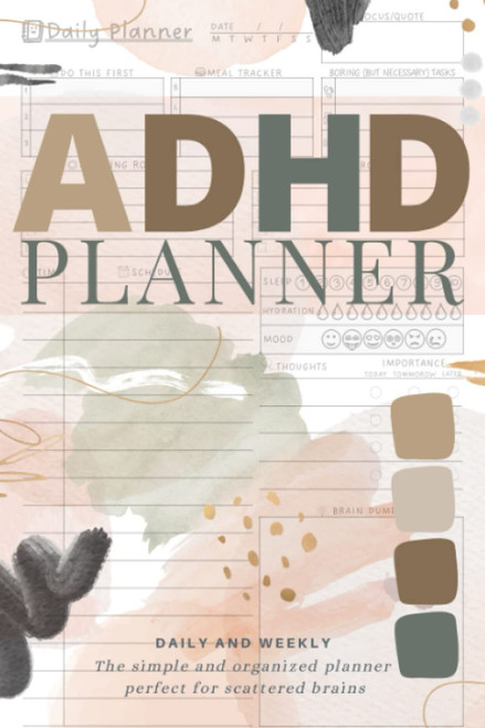 ADHD Planner: Daily and Weekly Time Management Journal
