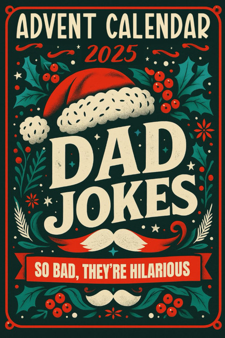 Advent Calendar 2025: Dad Jokes: 24 Days of Festive Fun for Adults