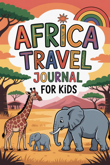 Africa Travel Journal for Kids: A Fun Travel Diary with Prompts