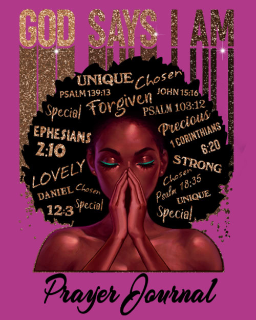 African American Prayer Journal for Women: Large 8x10 120 pages