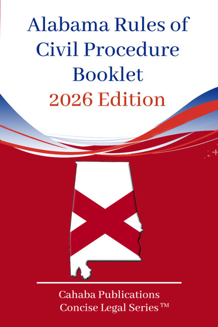 Alabama Rules of Civil Procedure Booklet