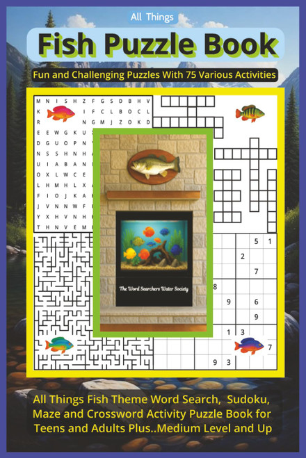 All Things Fish Puzzle Book: Dive Into Word Search Puzzles