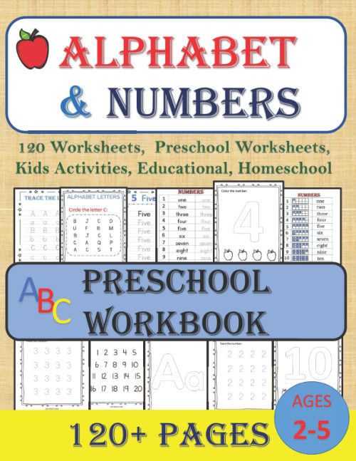 ALPHABET & NUMBERS (120 Worksheets)