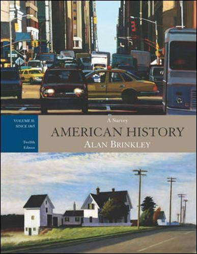 American History: A Survey, Vol. 2: Since 1865, with Primary Source
