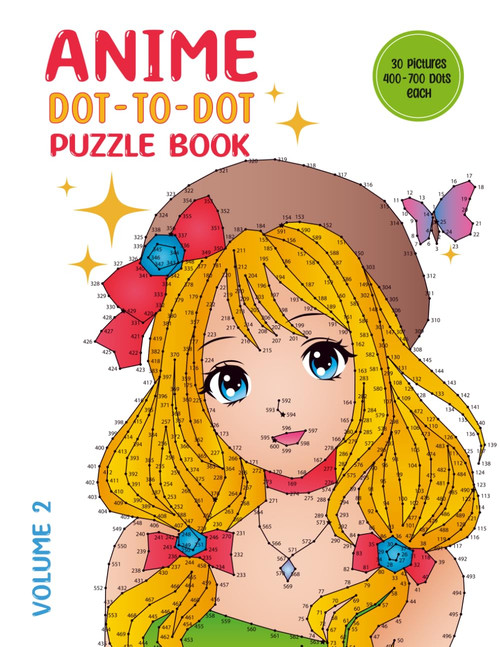 Anime Dot-to-Dot Puzzle Book: Volume 2: Connect the Dots for Adults and
