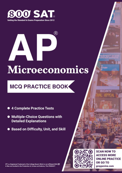 AP Microeconomics Practice Book: 2026 Edition: 4 Full-Length Timed MCQ