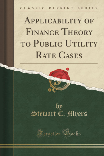 Applicability of Finance Theory to Public Utility Rate Cases