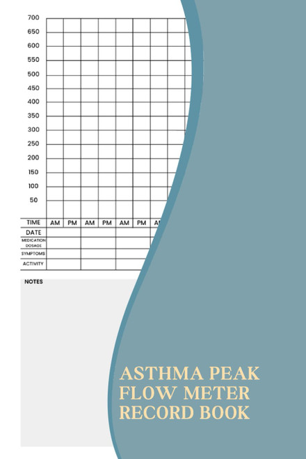Asthma Peak Flow Meter Record Book