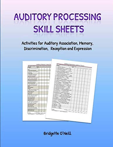 Auditory Processing Skill Sheets: Activities for Auditory Association