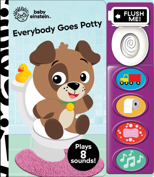 Baby Einstein - Everybody Goes Potty Sound Book with Interactive Flusher