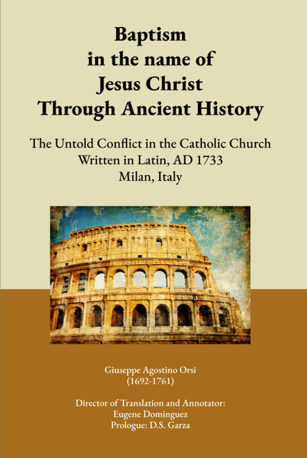 Baptism in the name of Jesus Christ Through Ancient History