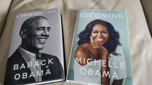 Barack & Michelle 2 Book Gift Set - - a Promised Land & Becoming