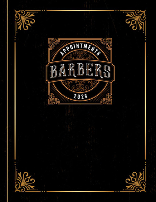 Barber Appointment Book 2026: Barber shop client appointments 2026