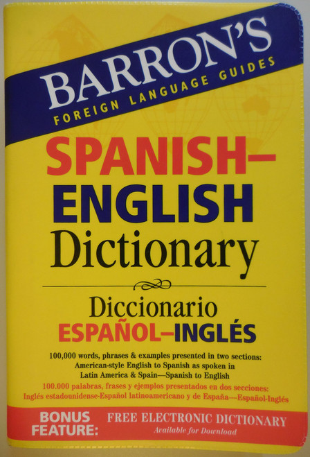 Barron's Foreign Language Guides Spanish-English Dictionary