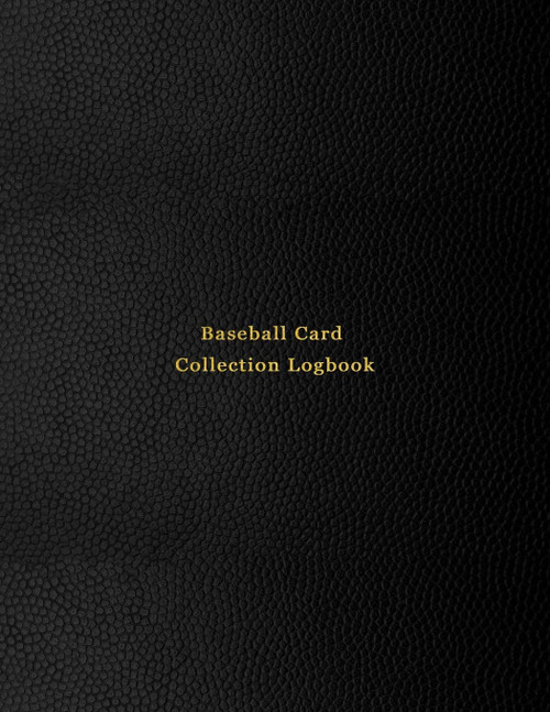 Baseball Card Collection Logbook