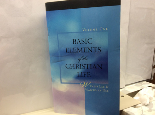 Basic Elements of the Christian Life, Vol. 1