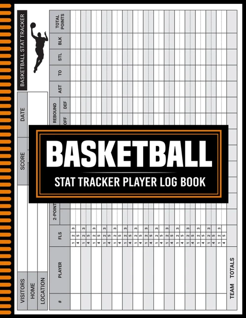 Basketball Stat Tracker Player Log Book