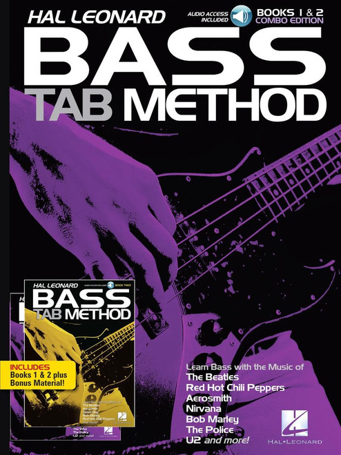 Bass Tab Method Book - Books 1 and 2 | Beginner to Intermediate Bass