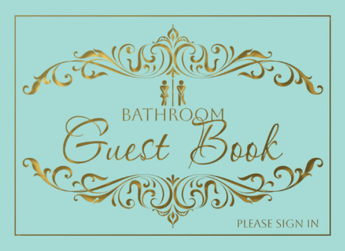 Bathroom Guest Book: White Elephant Gift Idea