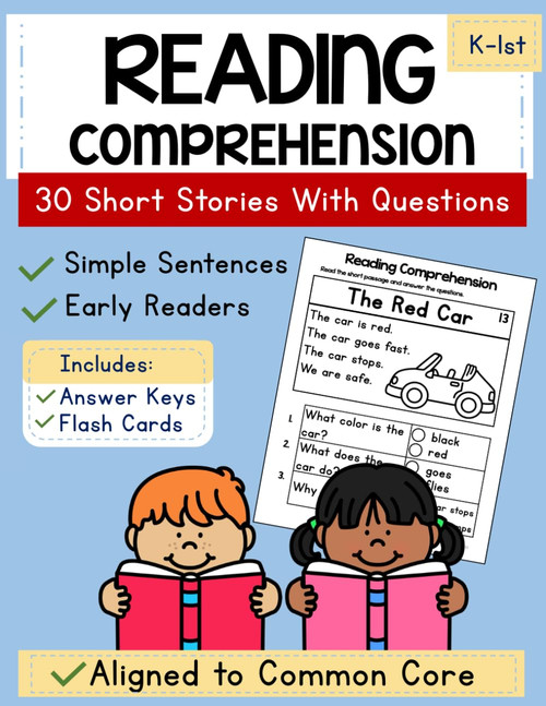 Beginning Reading Comprehension: Reading Passages and Questions for Early