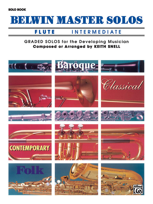 Belwin Master Solos (Flute), Vol 1: Intermediate