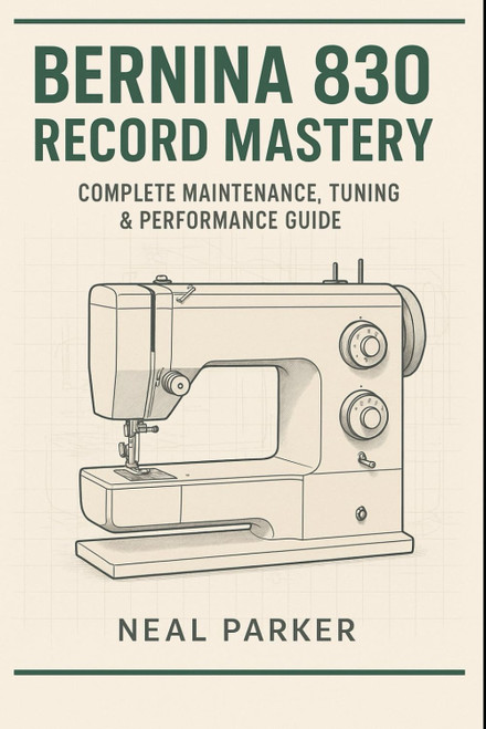 Bernina 830 Record Mastery: Maintenance
